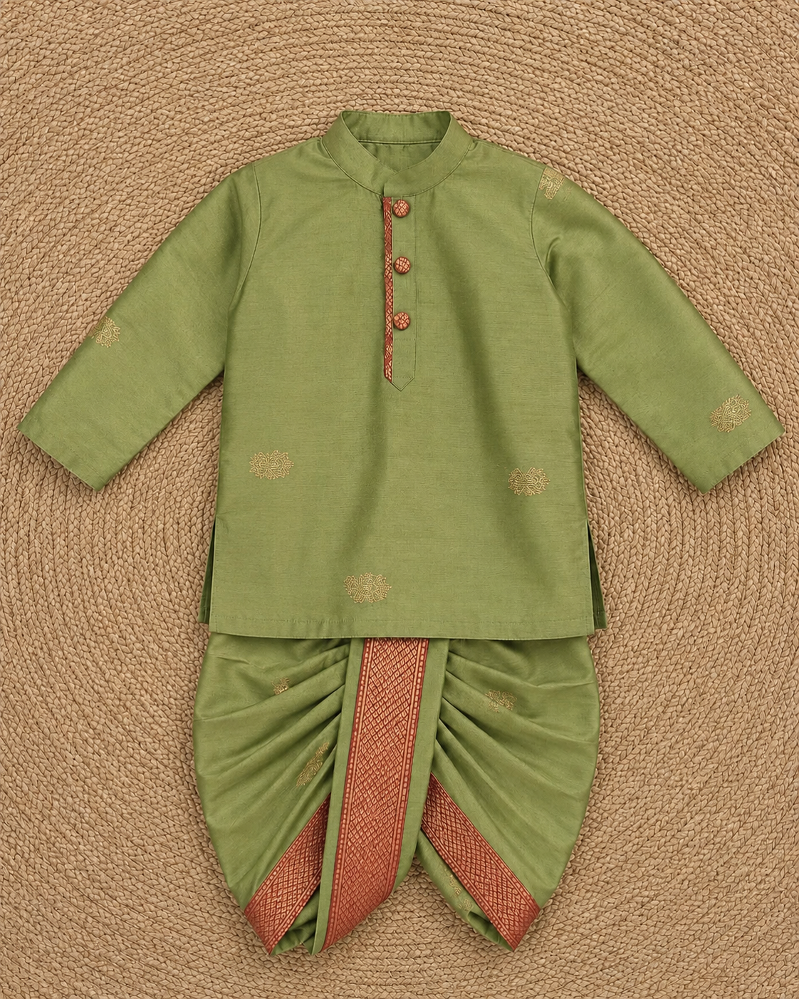Mini Ethnic Set - Sage Green