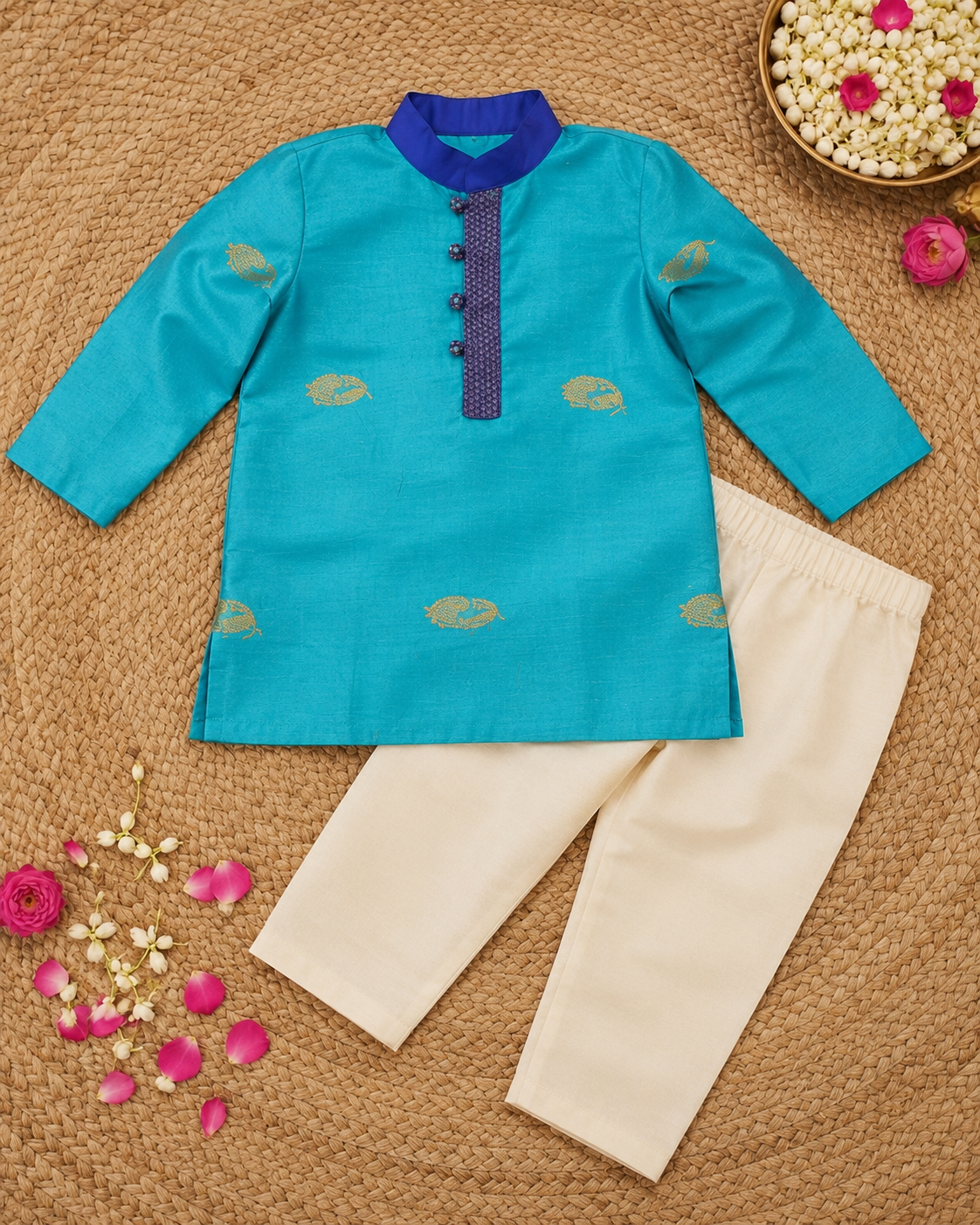 Royal Blue Kurta Set