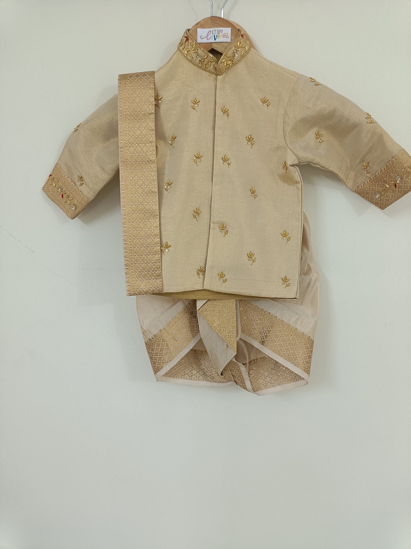 Classic Ivory Kurta Dhoti Set