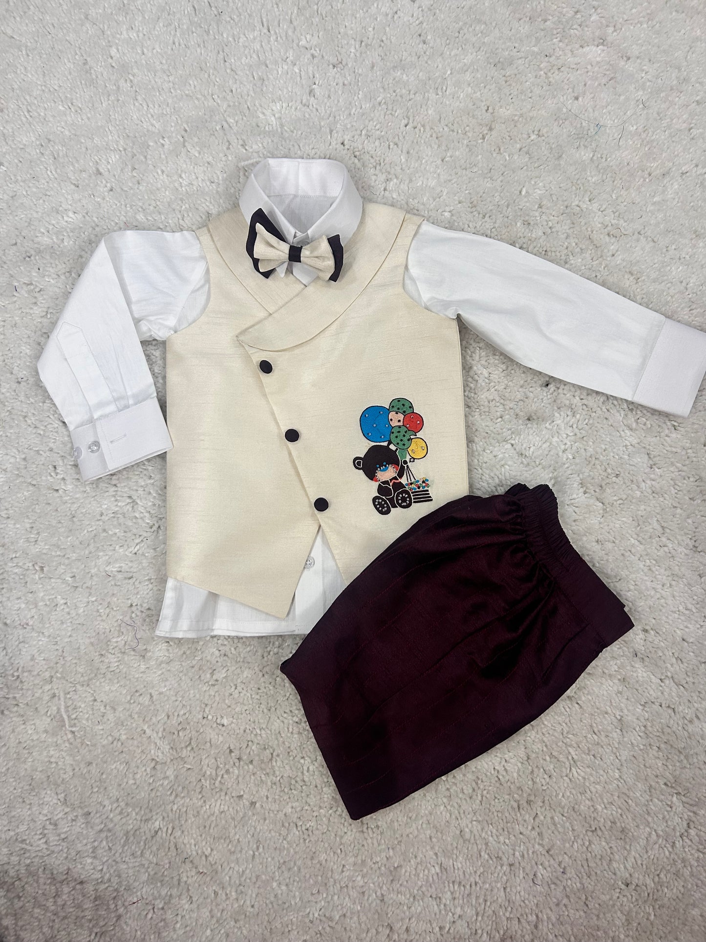 Balloon Buddy waistcoat set.