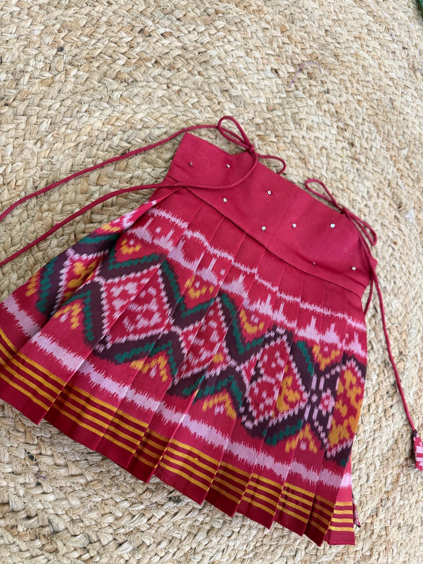 Patola mini baby frock