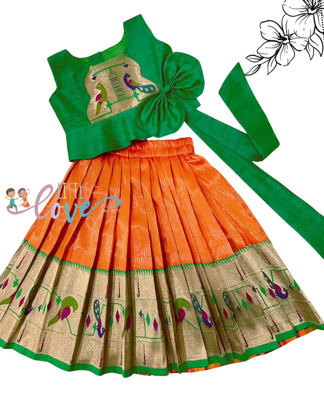 RADHA-RD-04 ( Orange )