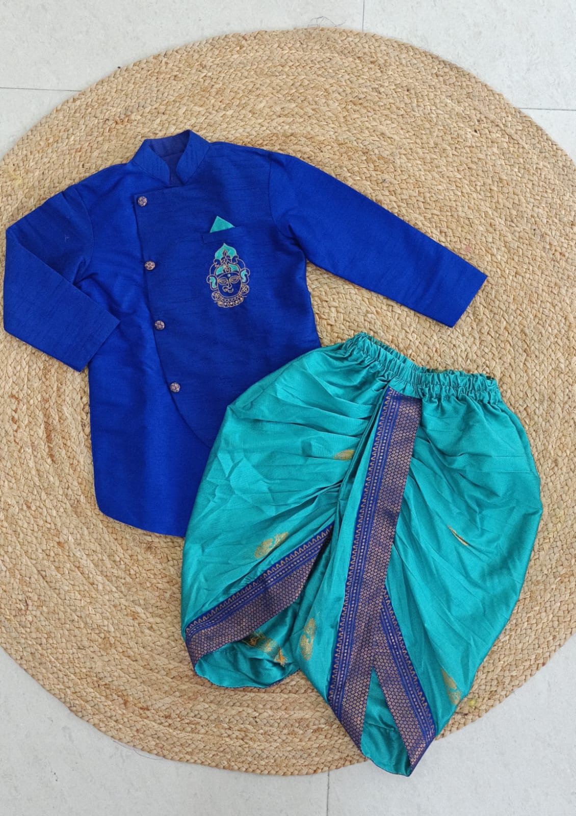 Durga Devi dhothi set