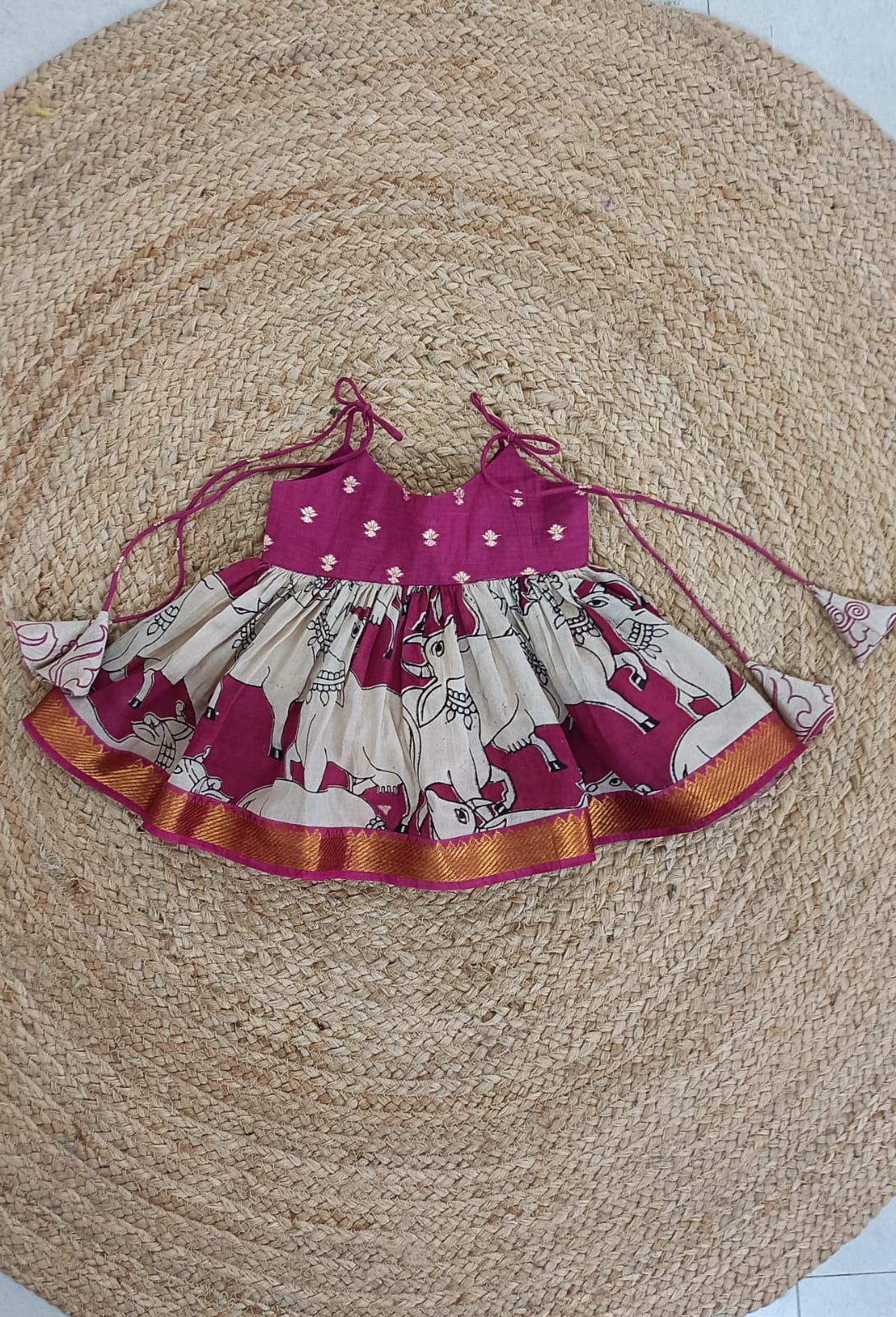 kalamkari mini frock