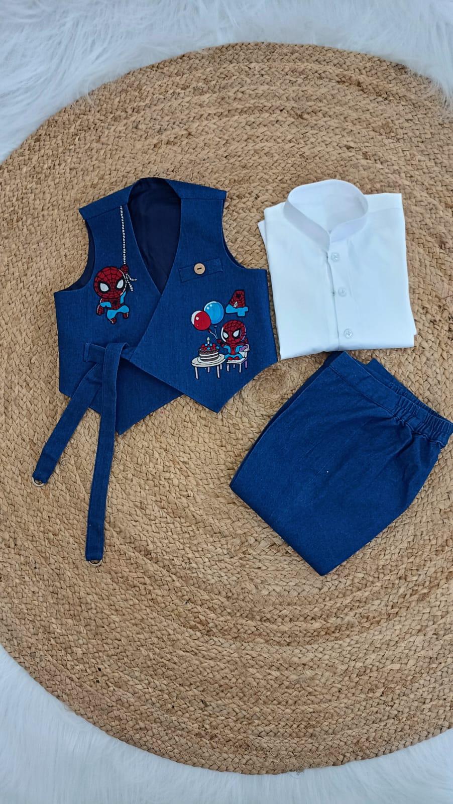Spiderman 3 pc waistcoat set.