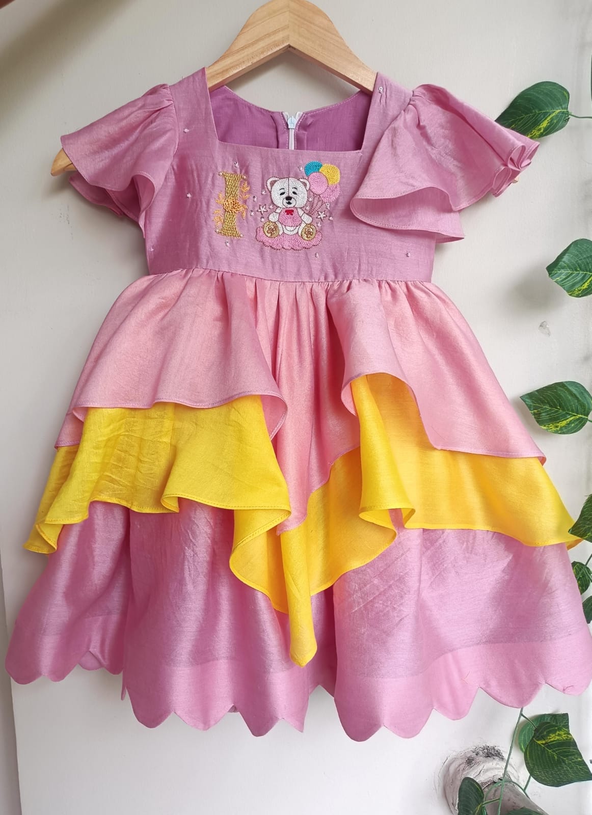 Little Teddy Party Frock