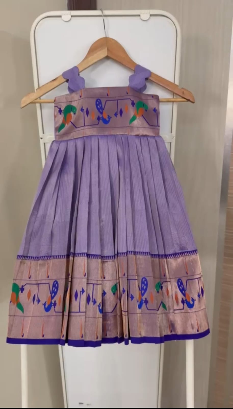 Radha long frock- lavender