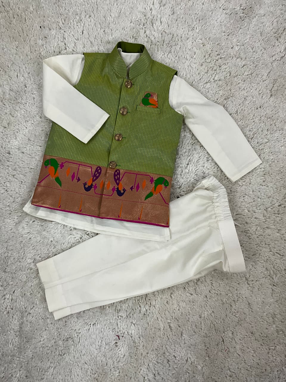 Paithani Sibling Set