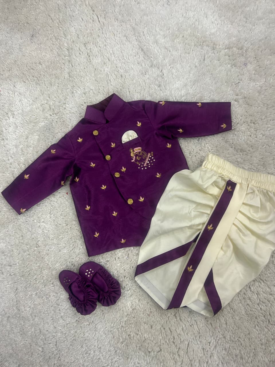 Little Krishna Dhoti Set