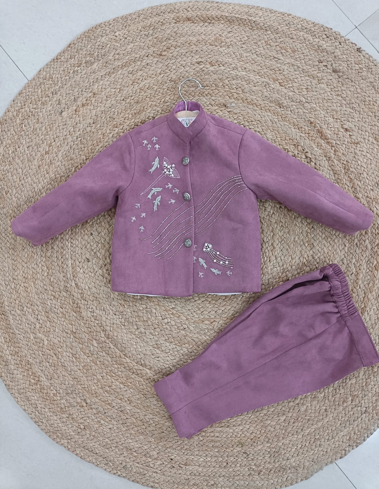 Purple Pearl Suit Set