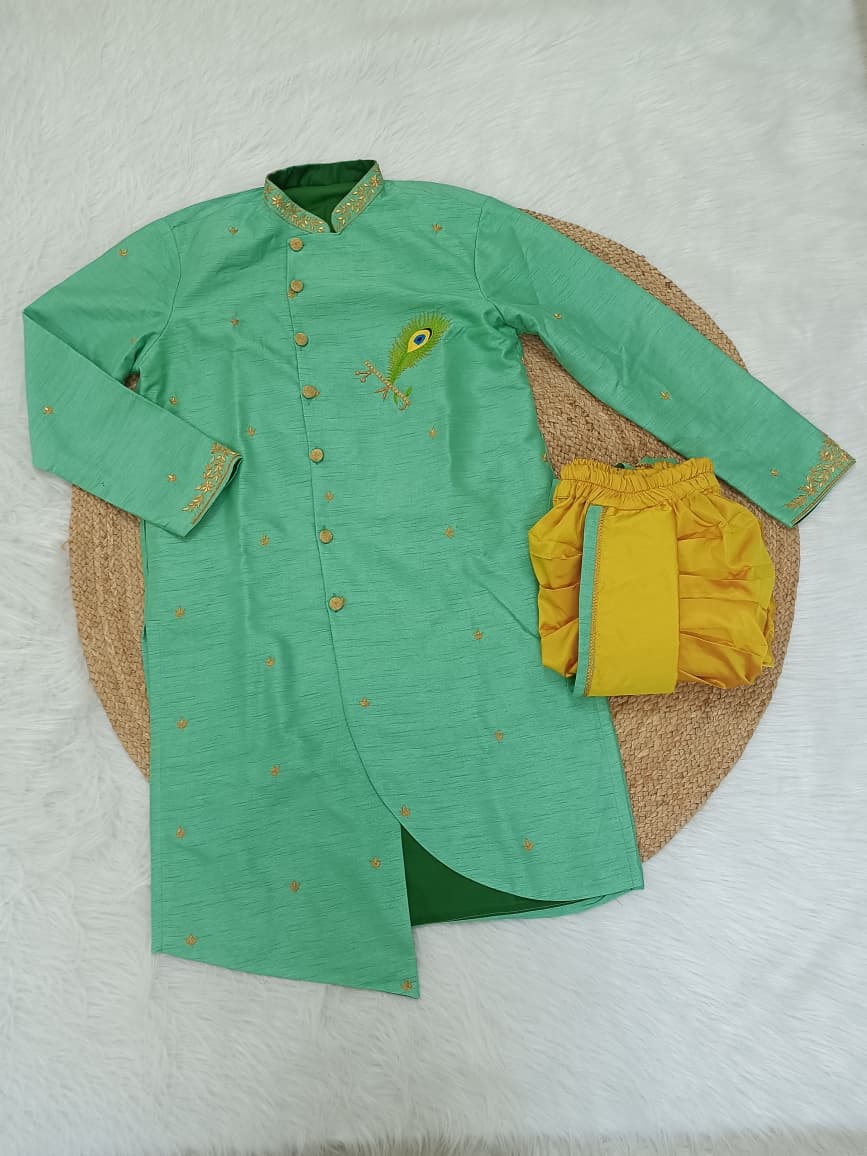 Peacock Feather F&S Combo Set
