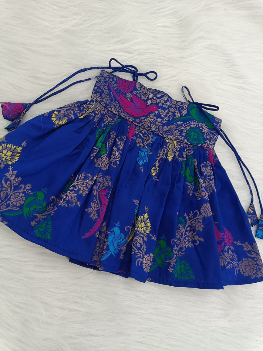 Royal Blue Bloom Frock