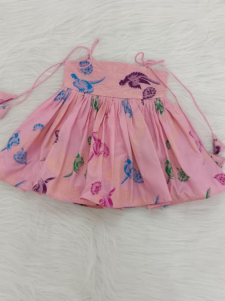 Pastel Pink Bloom Frock