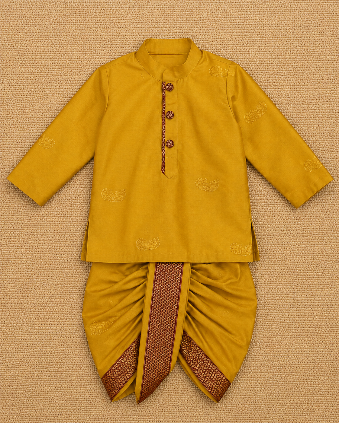 Mini Ethnic Set - Mustard yellow