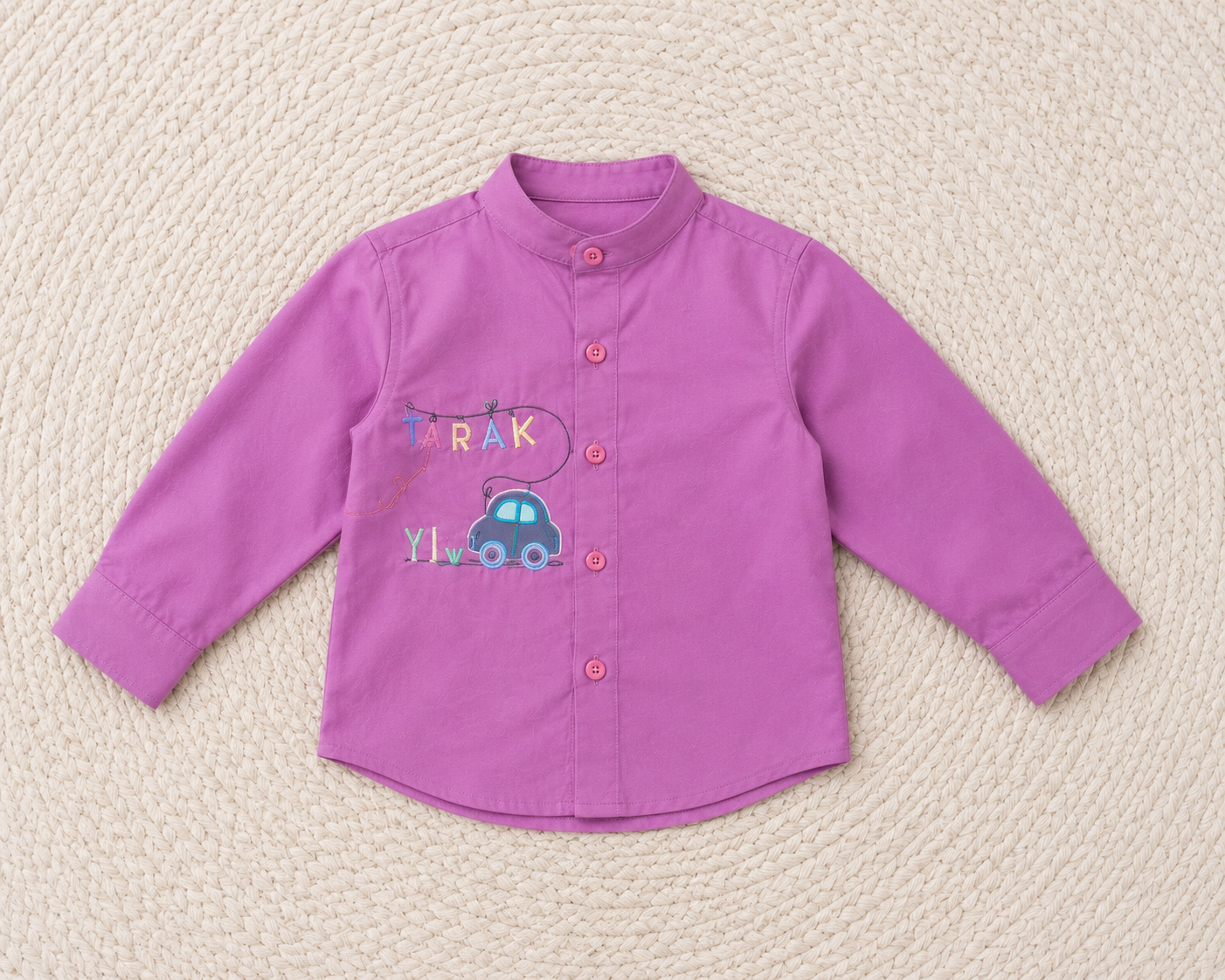 Little Car Motif Shirt
