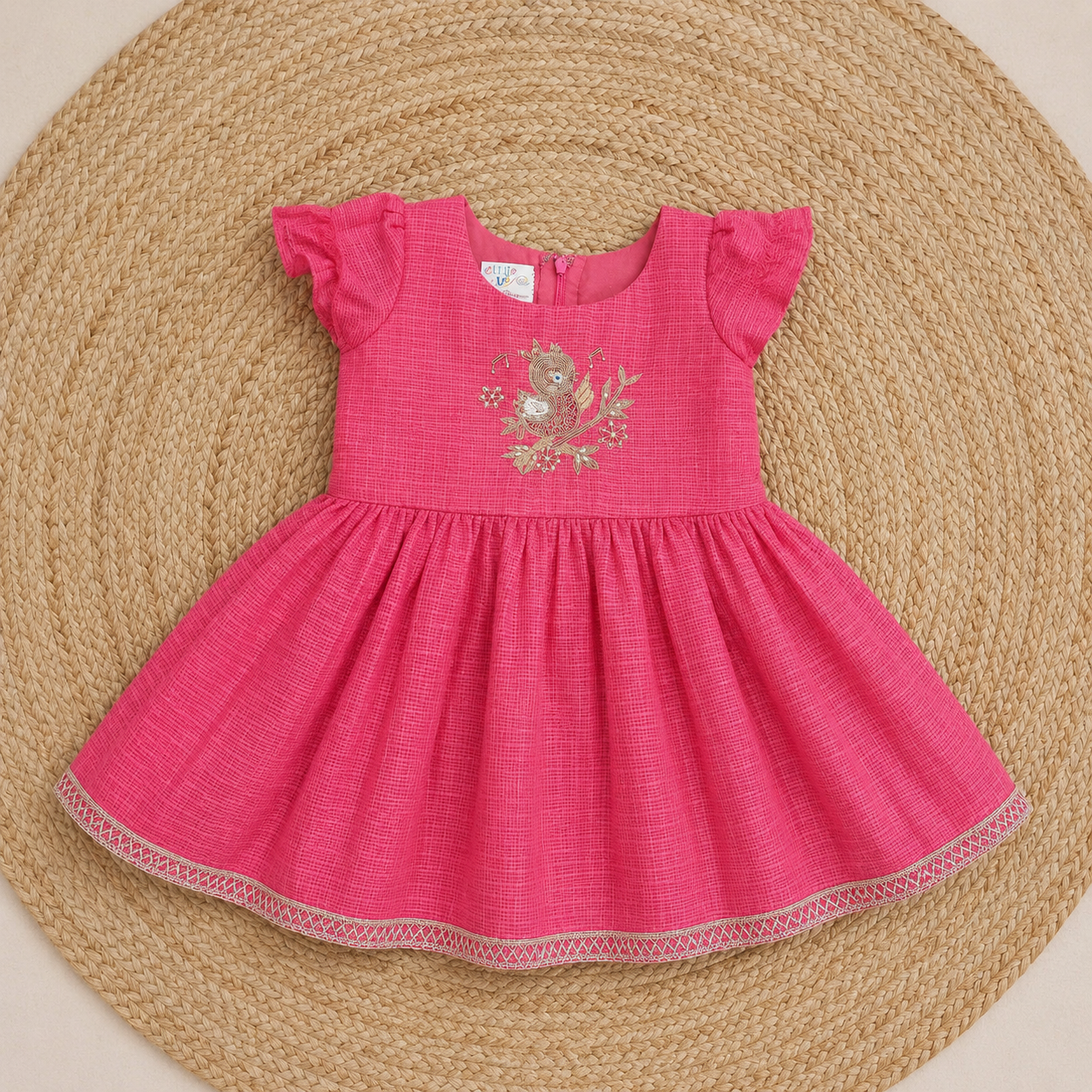 Pink Song Bird Frock
