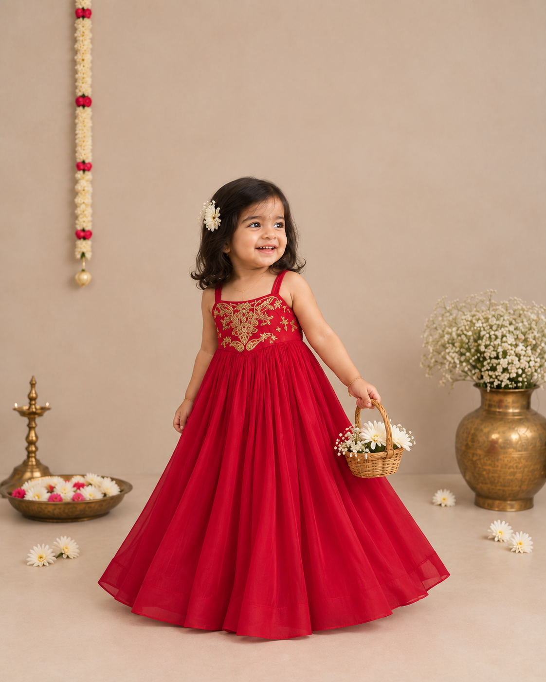 Classic Embroidered Frock