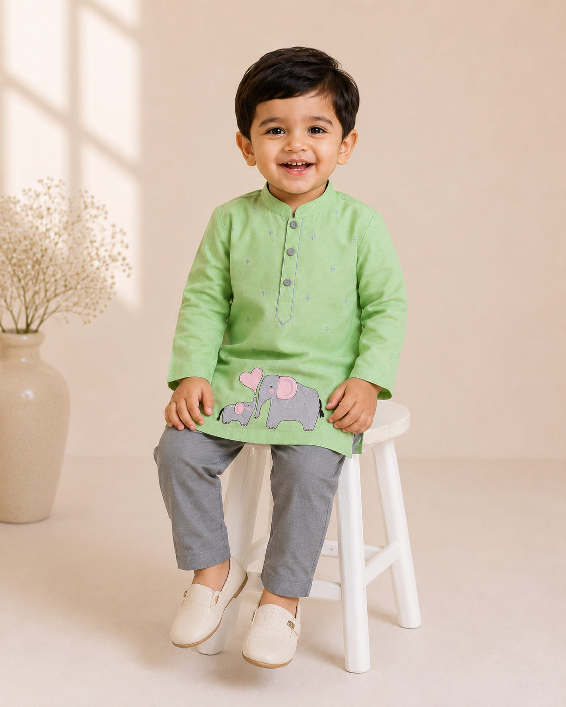 Elephant Kurta Set