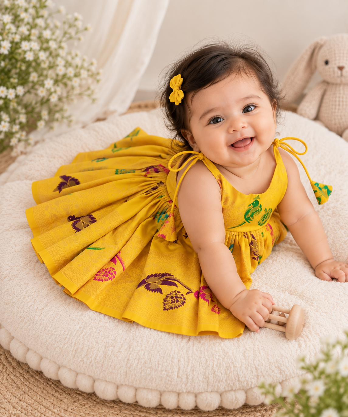 Yellow Bloom Frock