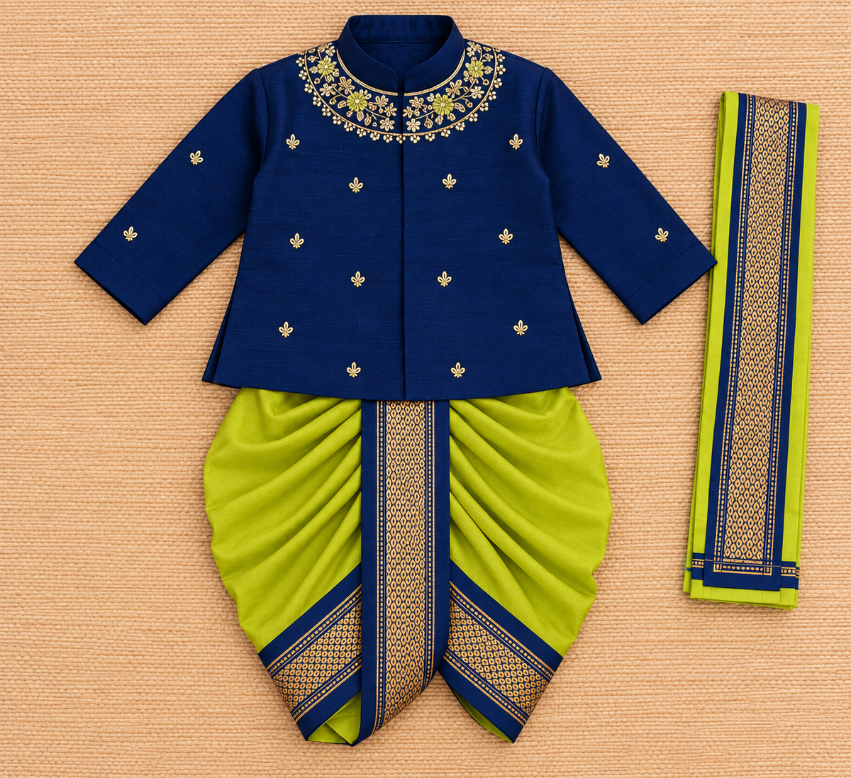 Lime Green Kurta Set