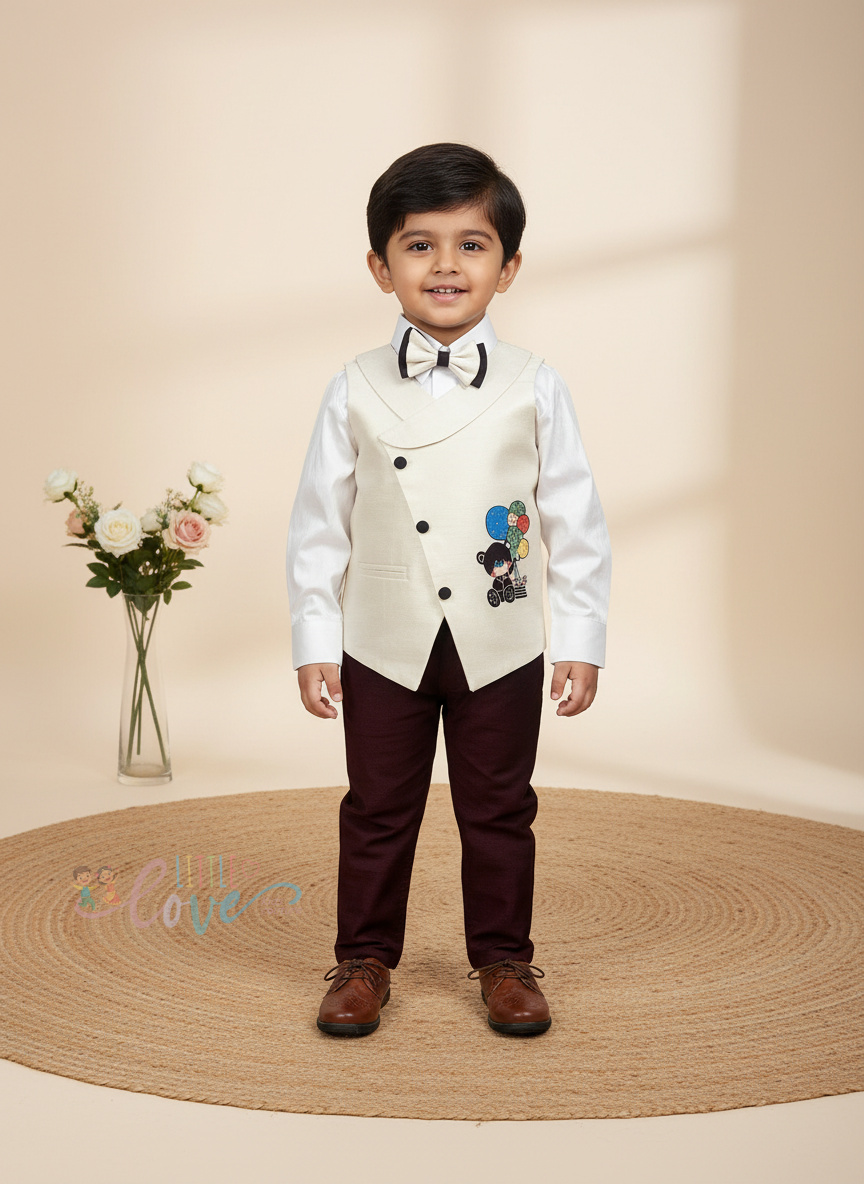 Balloon Buddy waistcoat set.