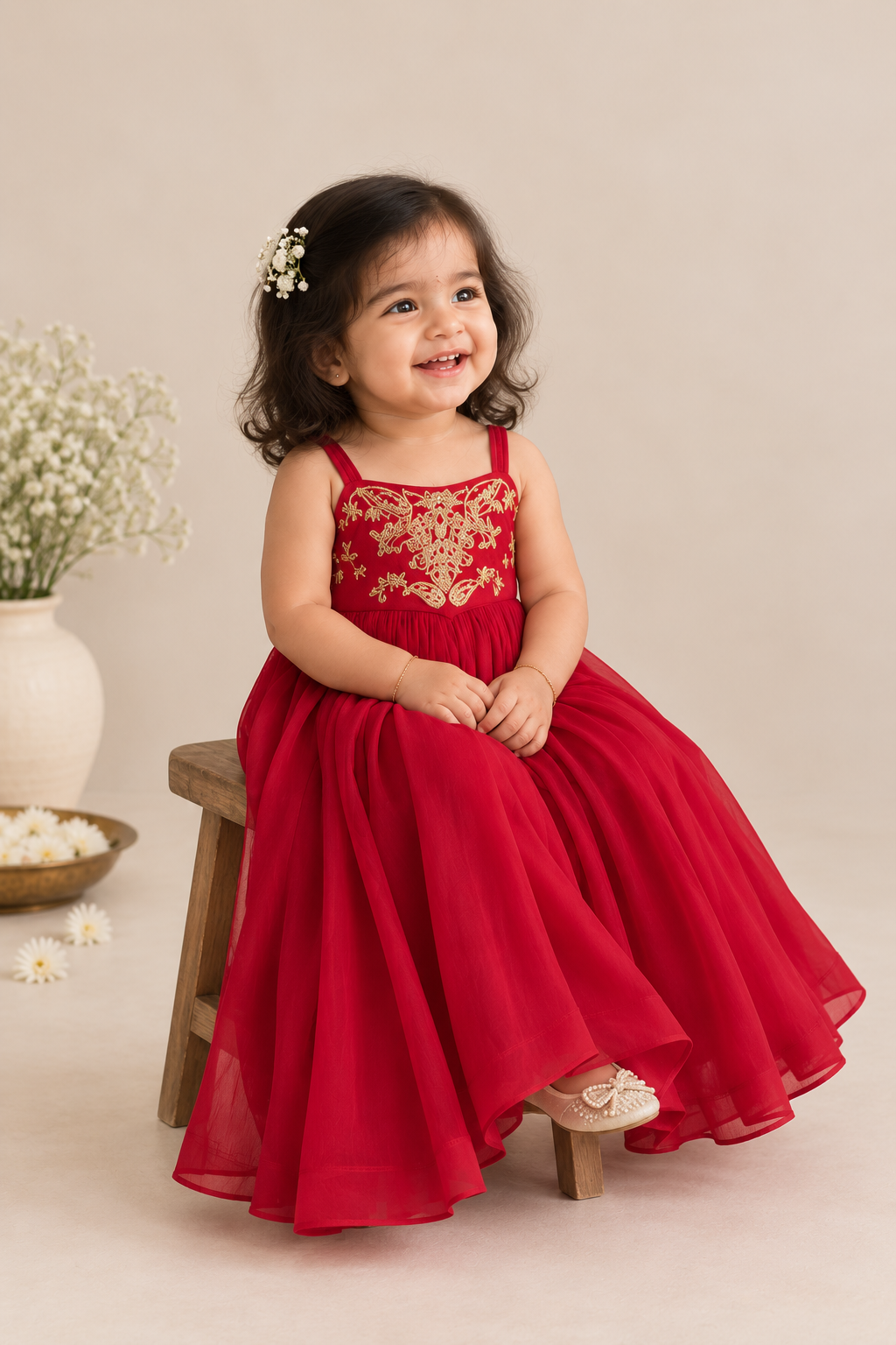Classic Embroidered Frock