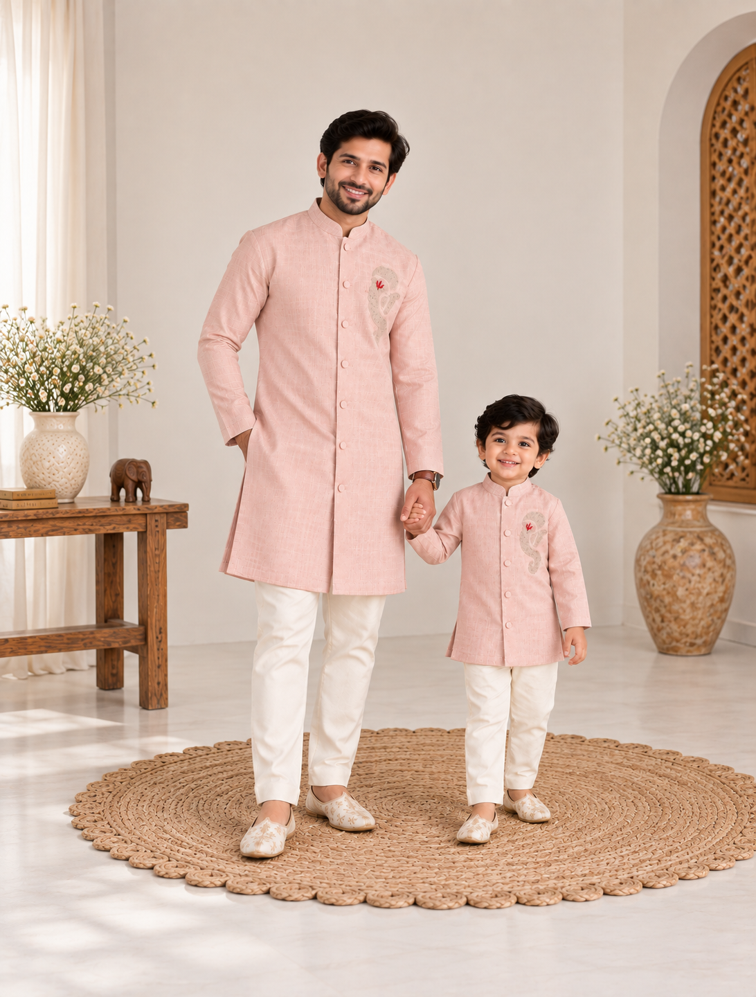 F & S Blush Pink Traditional Set