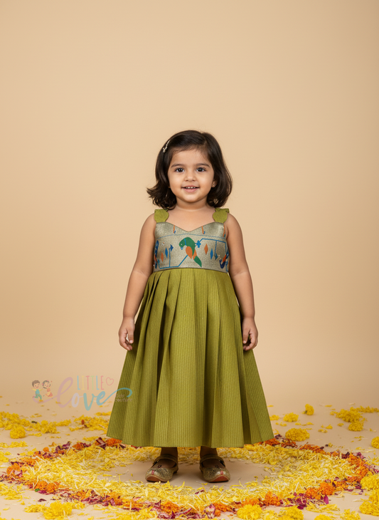 Radha long frock.