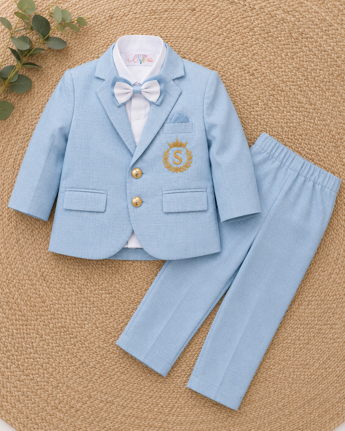 Ice Blue Suit Set
