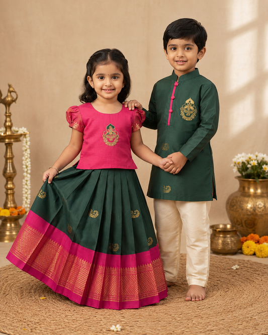 Durga Festive Sibling Set
