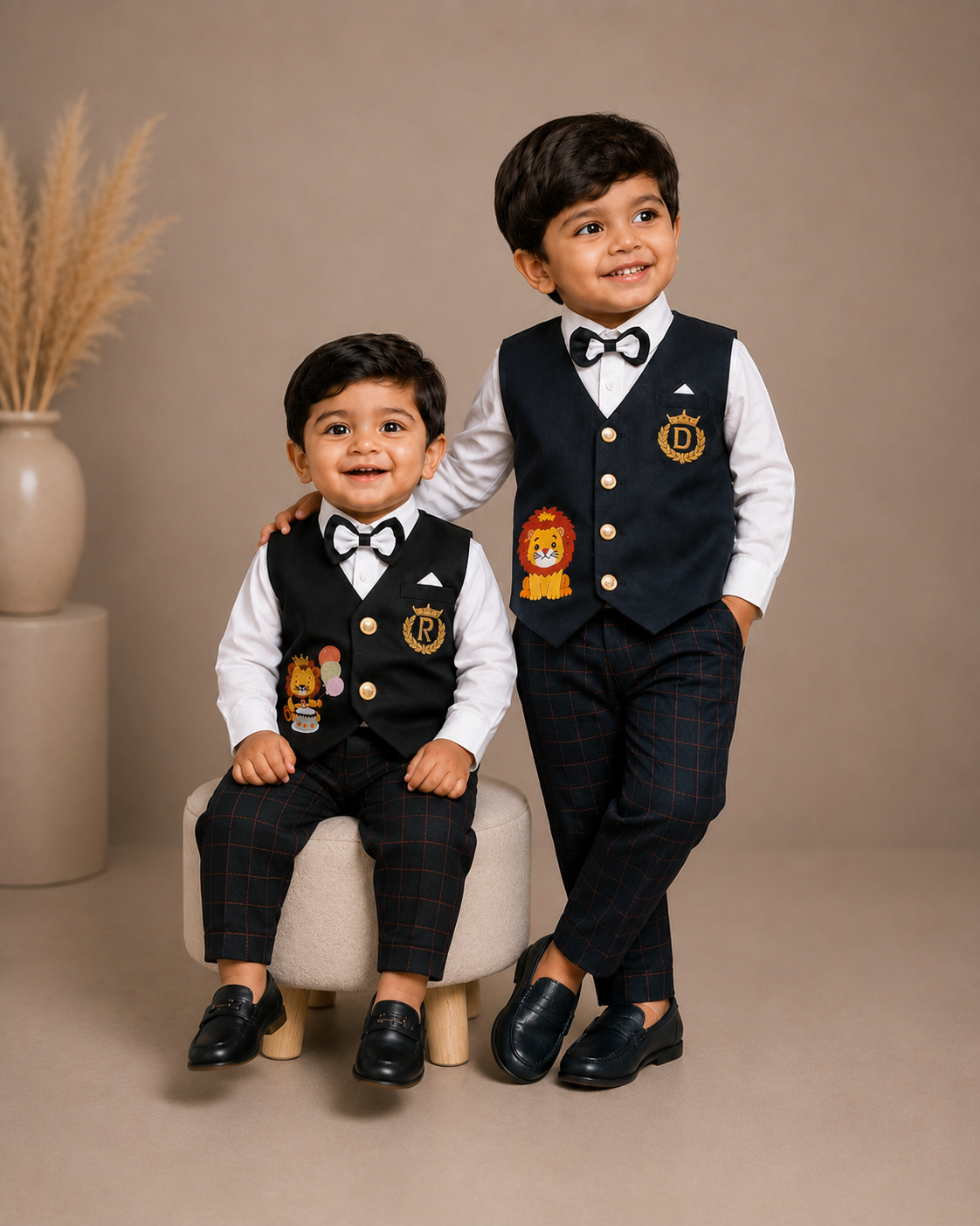 Little Lion Duo Waistcoat Set