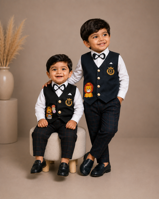 Little Lion Duo Waistcoat Set