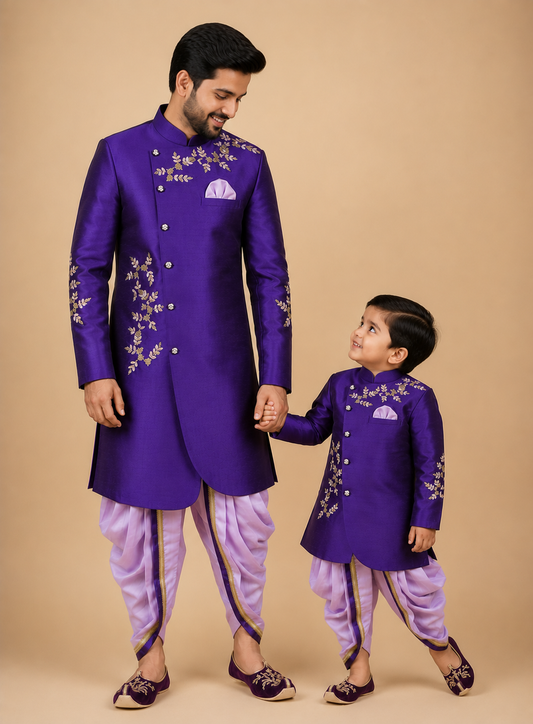 Purple Charm F&S Set