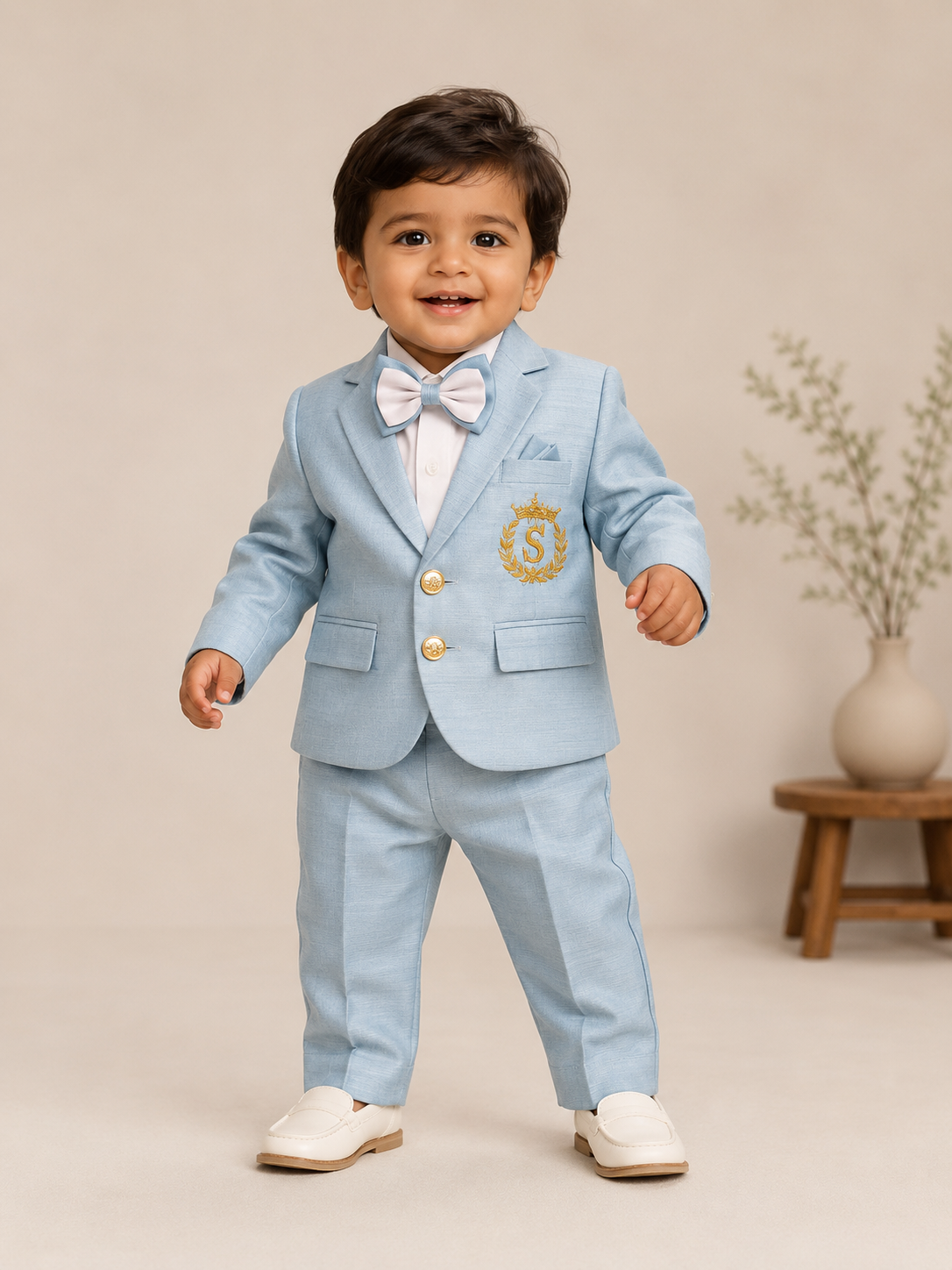Ice Blue Suit Set