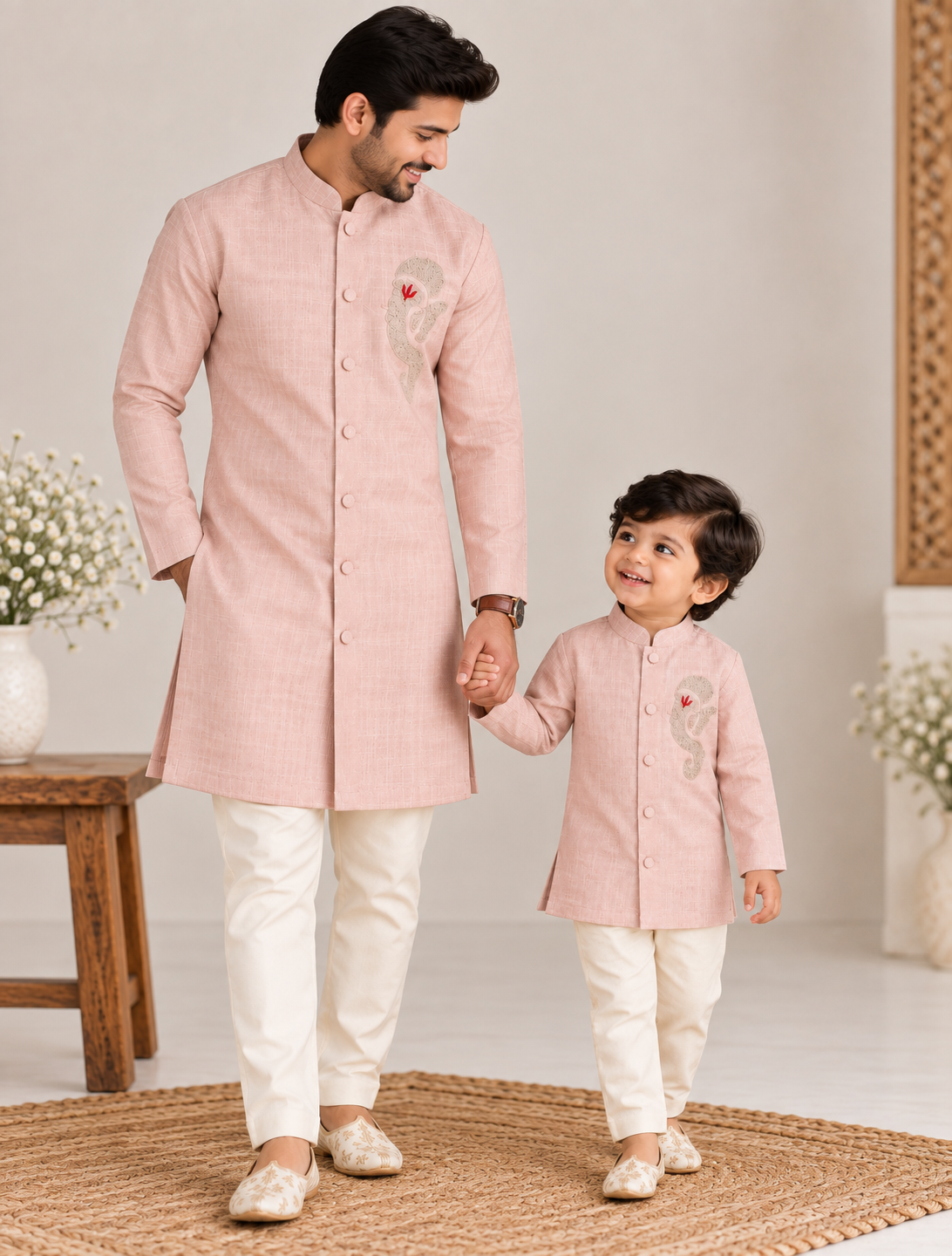 F & S Blush Pink Traditional Set