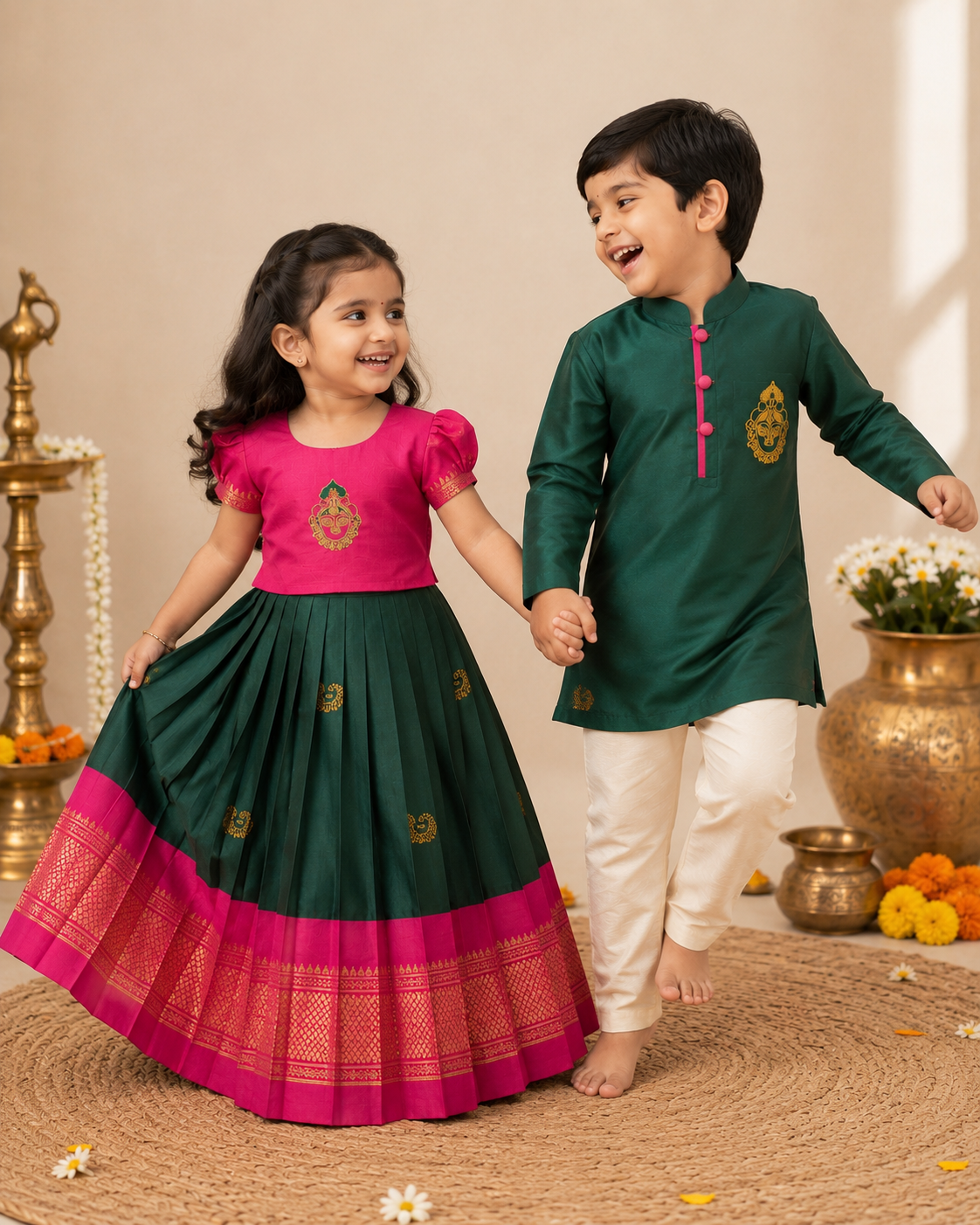 Durga Festive Sibling Set