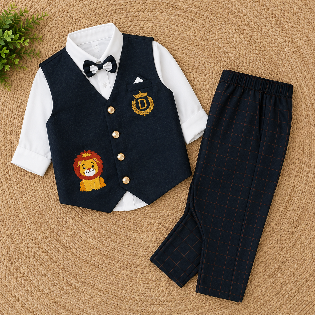 Little Lion Duo Waistcoat Set