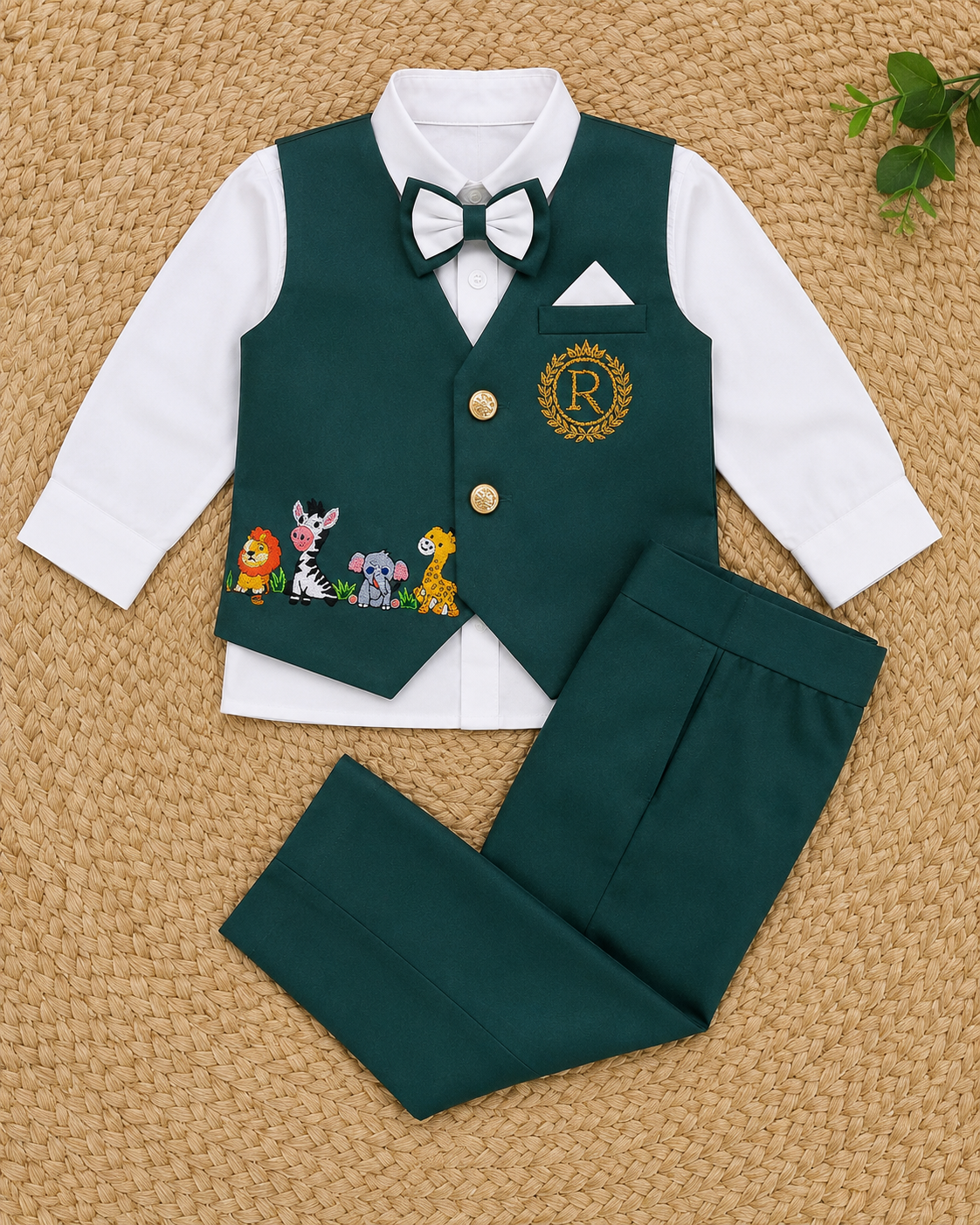 Little Safari Waistcoat Set