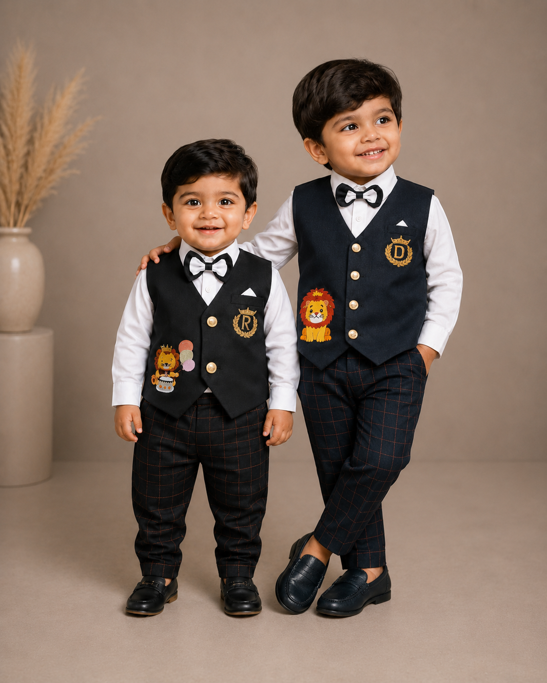 Little Lion Duo Waistcoat Set