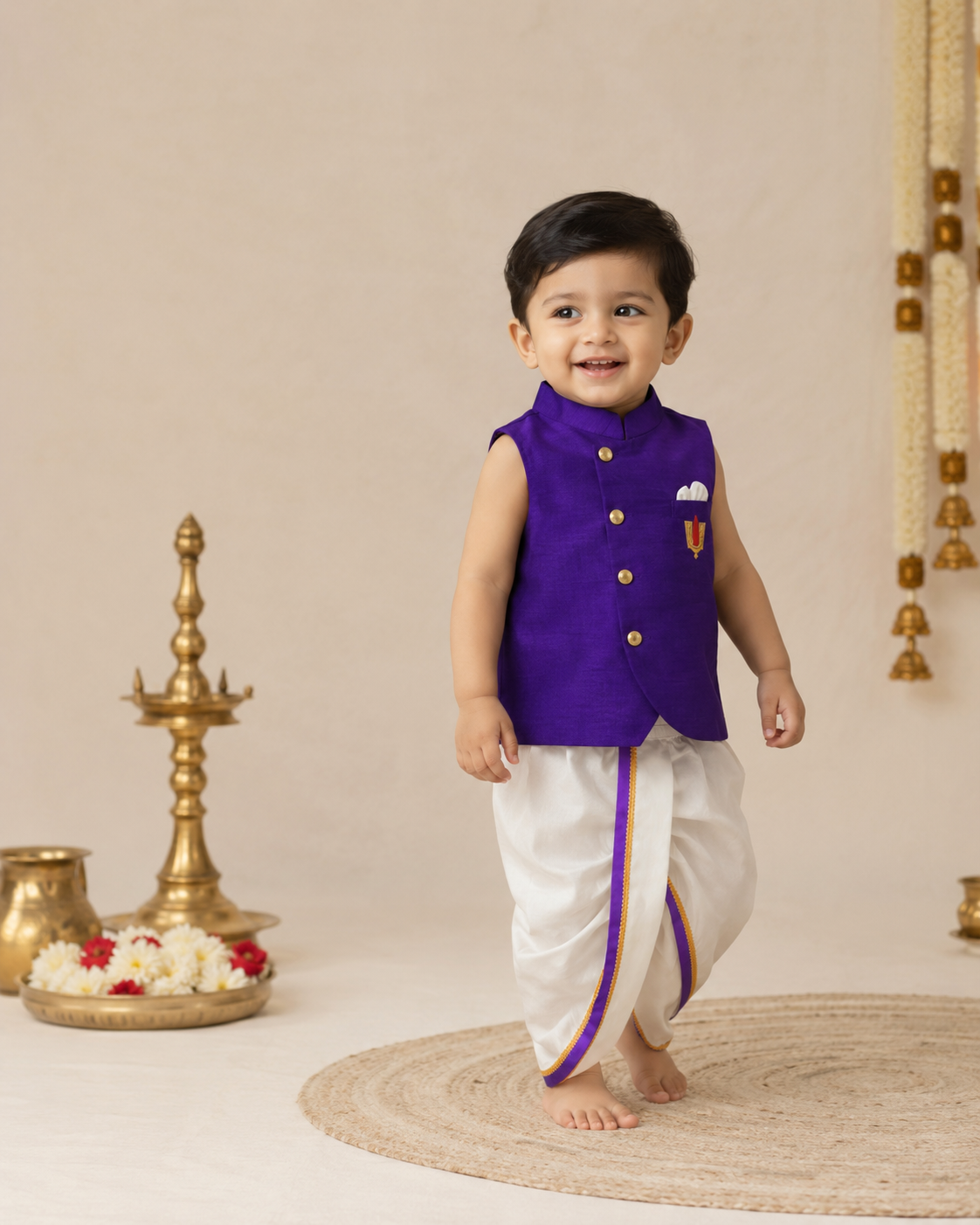 Divine Namam Dhoti Set
