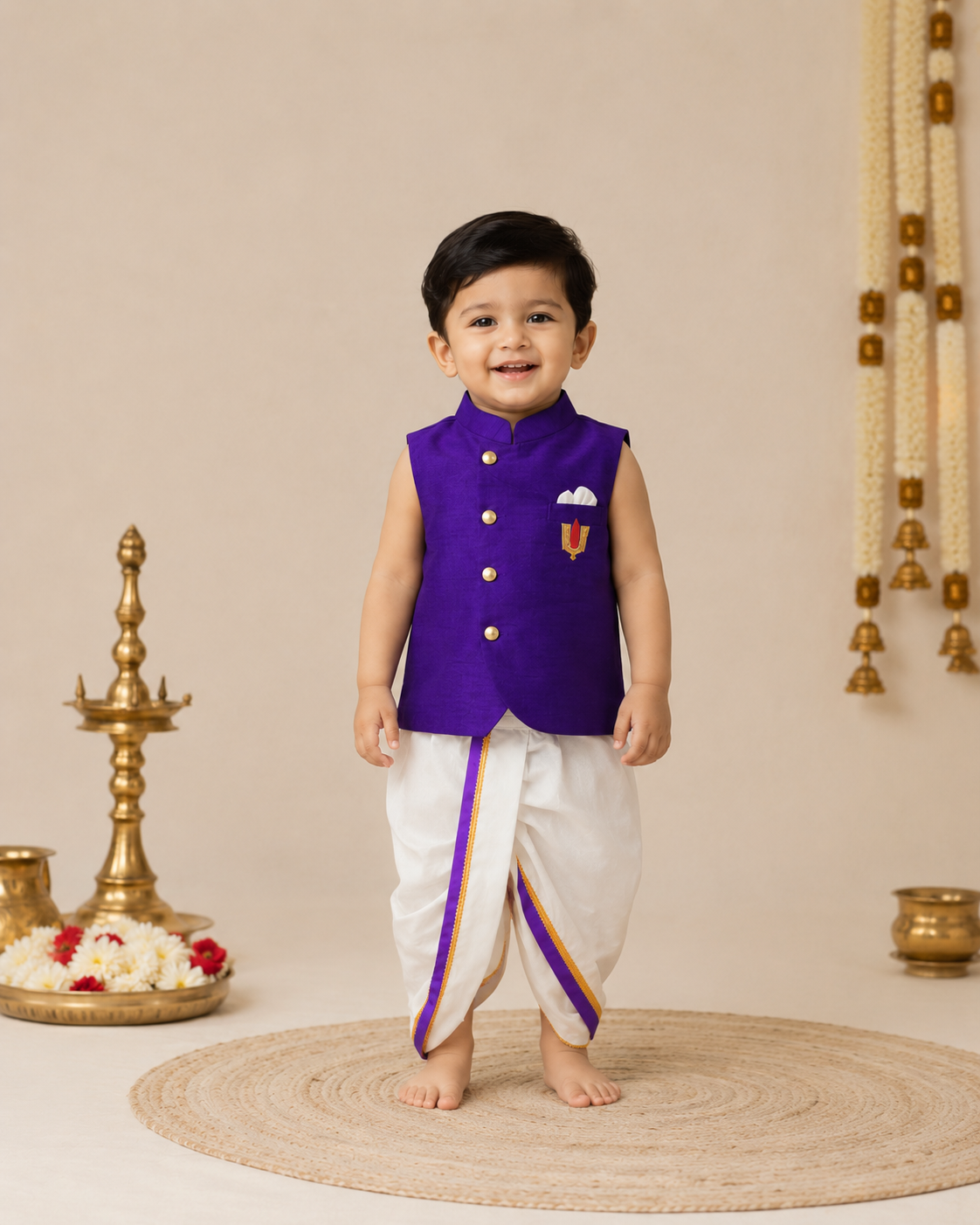Divine Namam Dhoti Set