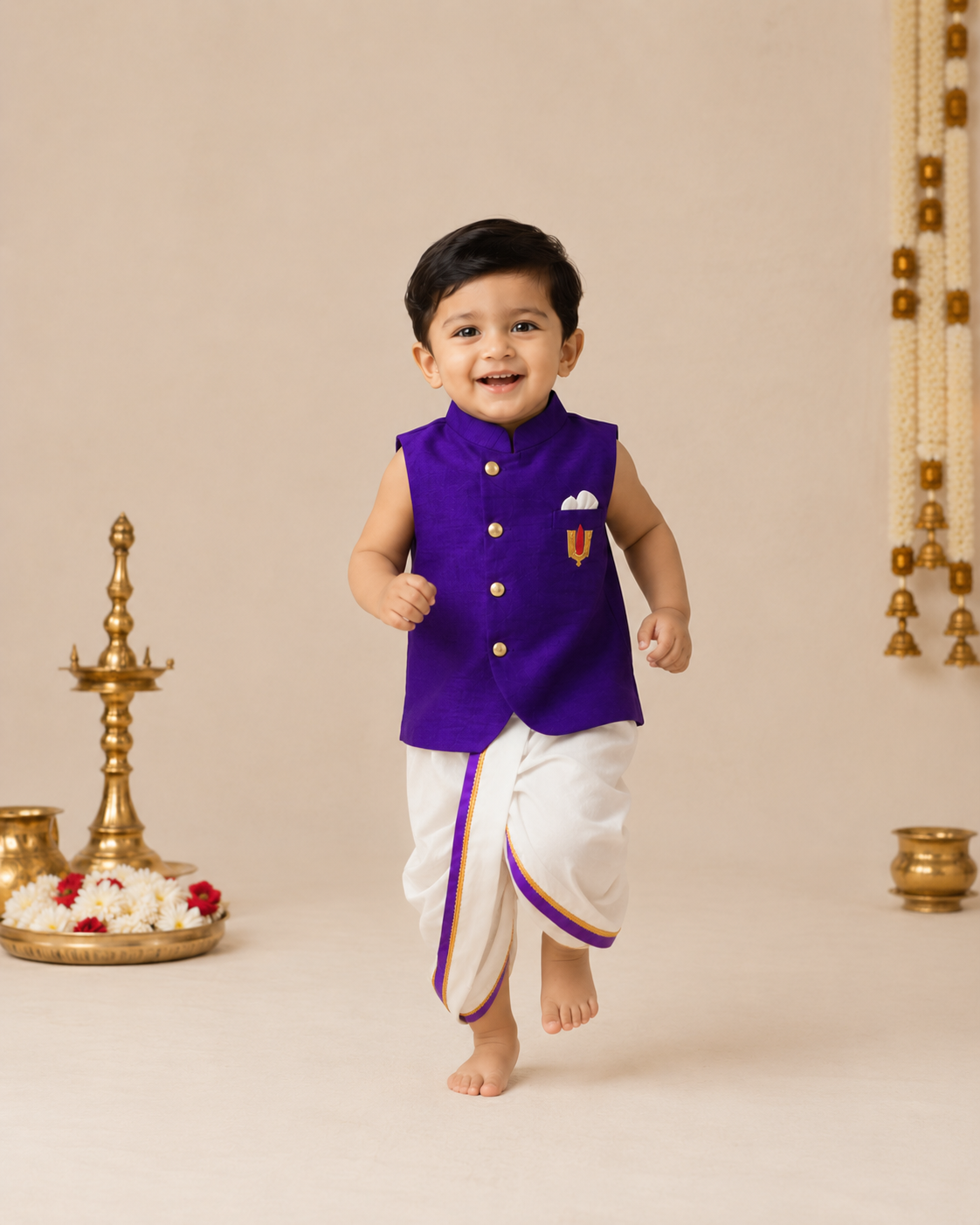 Divine Namam Dhoti Set