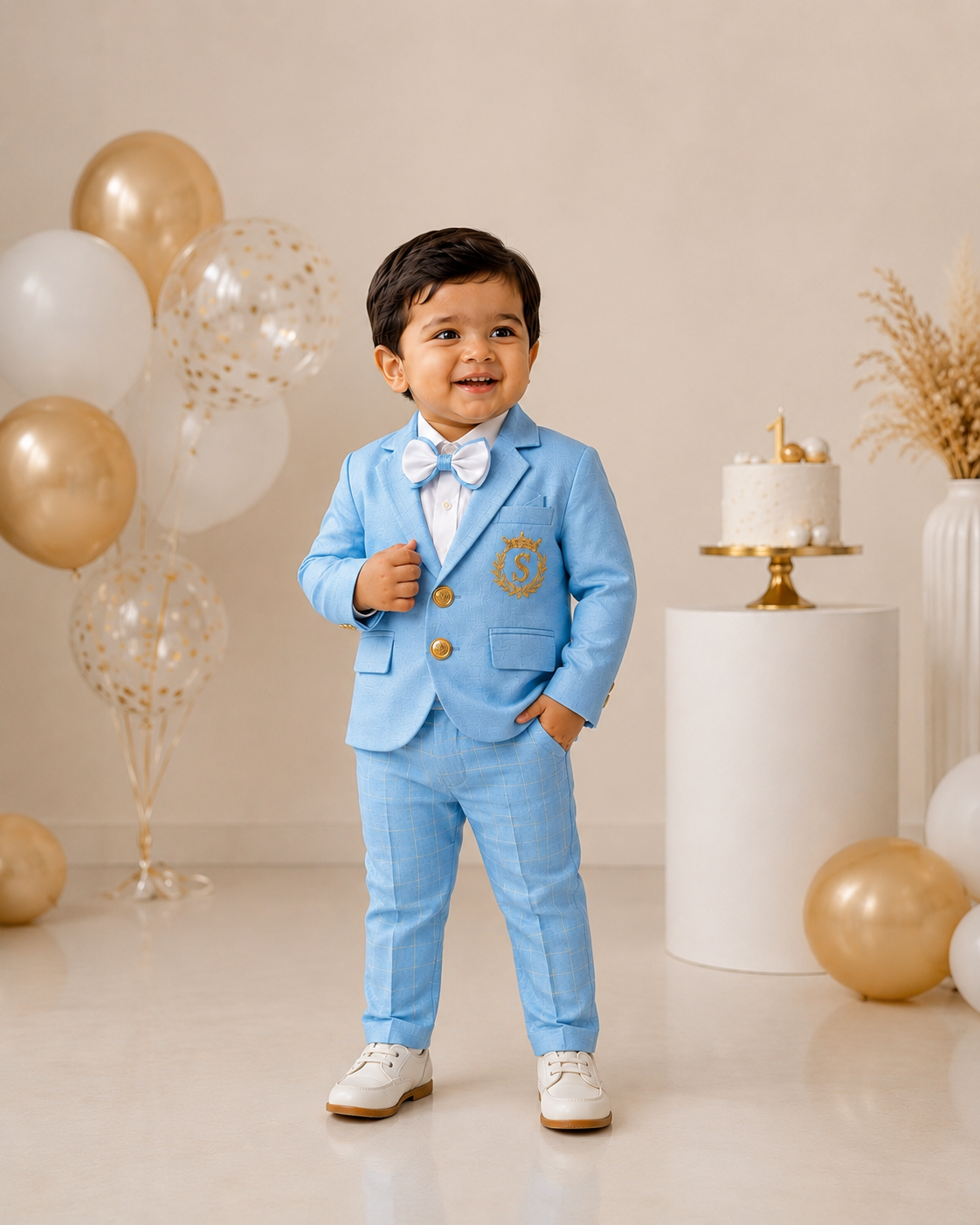 Sky Blue Suit Set