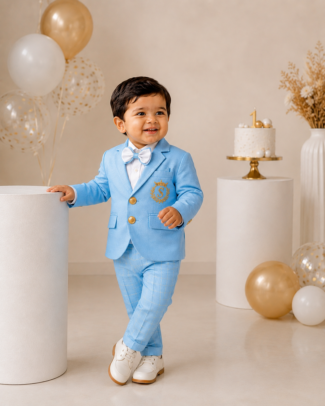 Sky Blue Suit Set