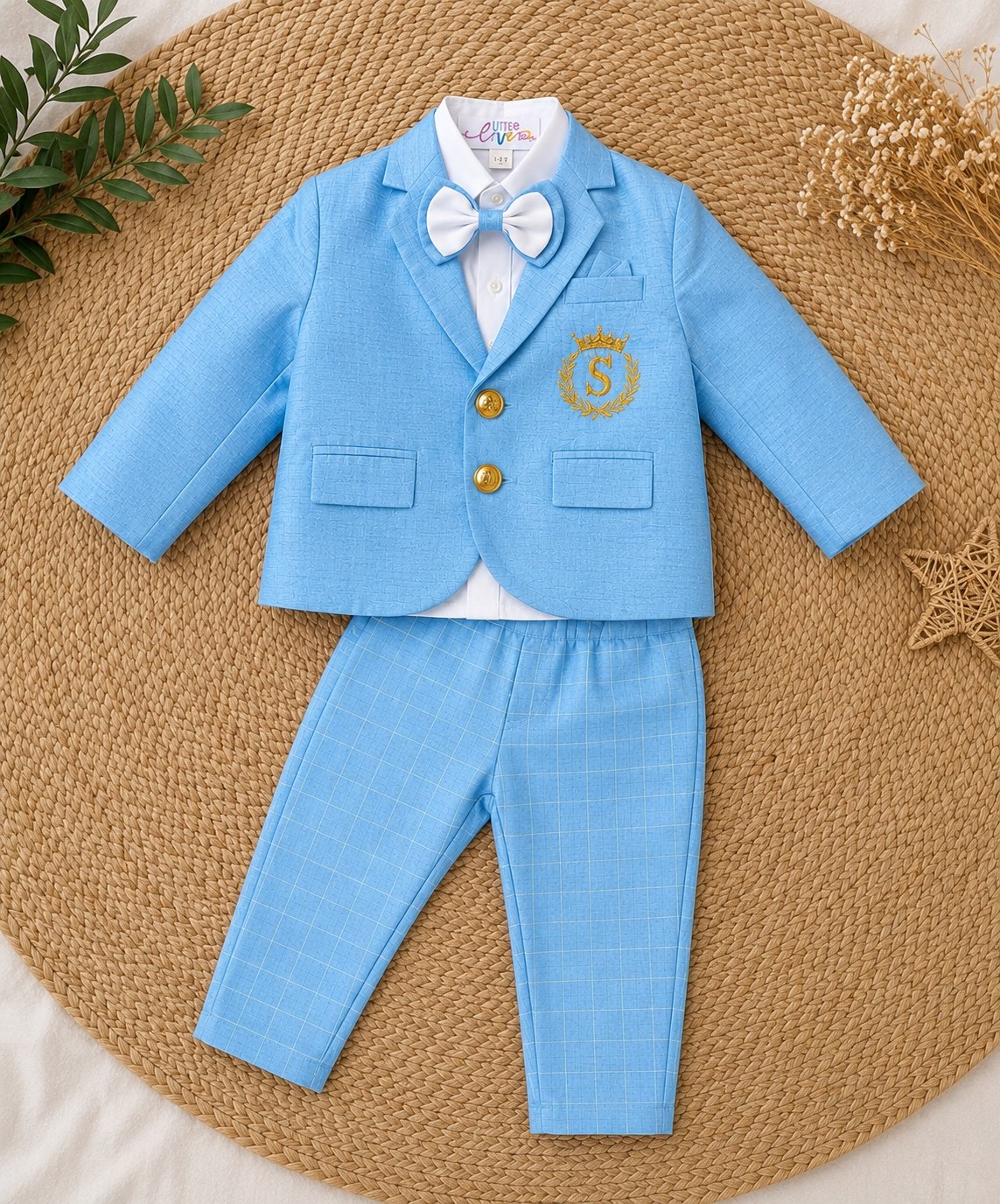 Sky Blue Suit Set