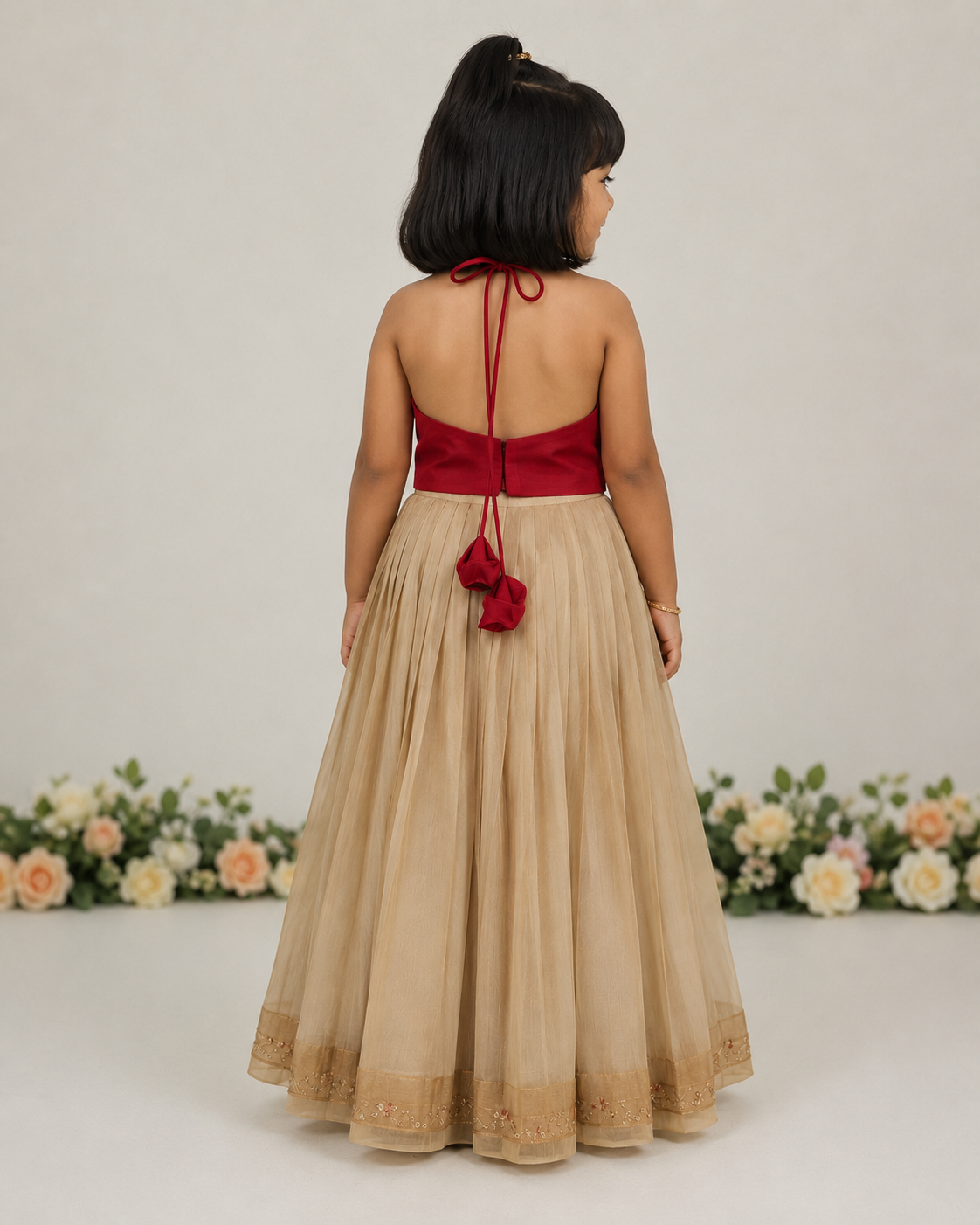 Floral Embroidered Lehenga Set