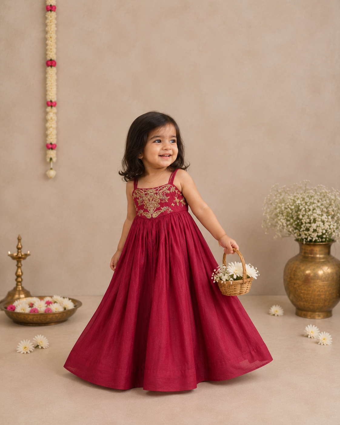 Classic Embroidered Frock