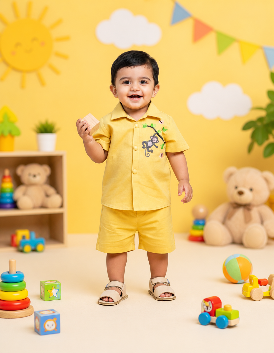 Tiny Monkey Co-ord Set.