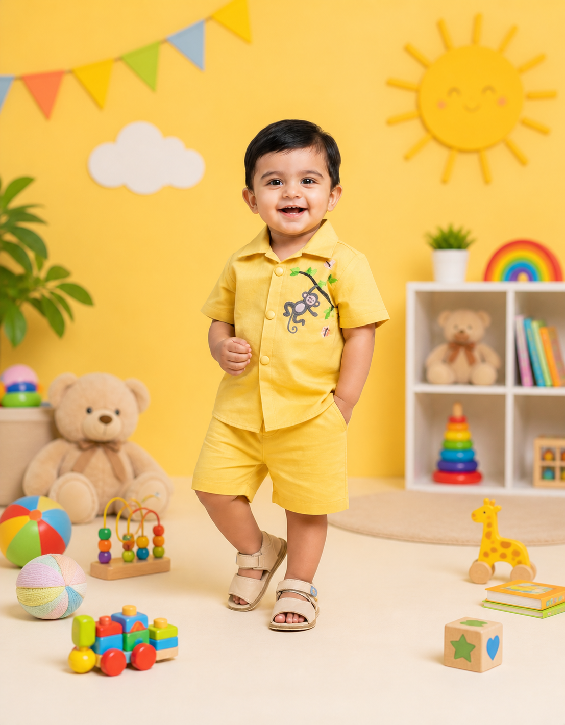 Tiny Monkey Co-ord Set.