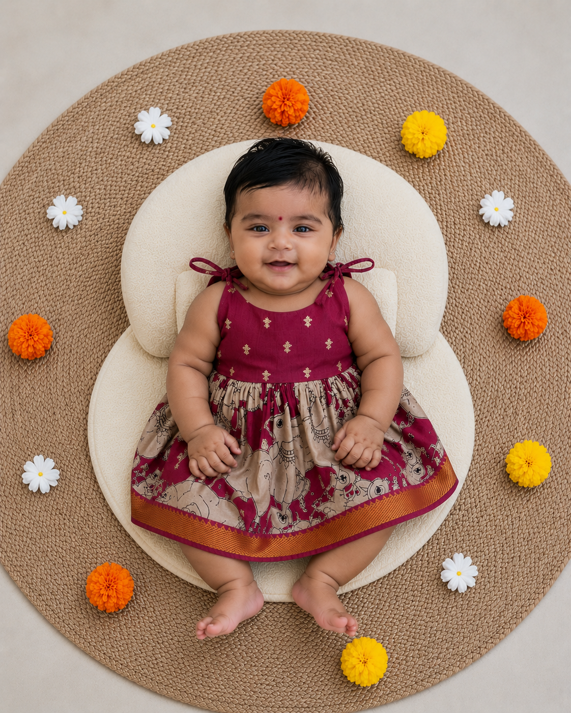 kalamkari mini frock